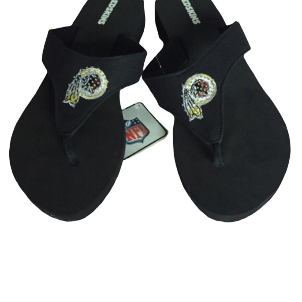 New NFL Washington Redskins flip flop slippers shoes